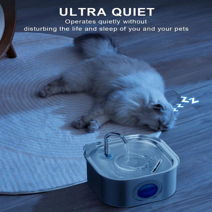 Purrify Stainless Steel Water Fountain